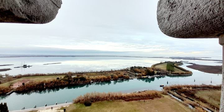 Vista dal campanile della basilica di Torcello, Venezia