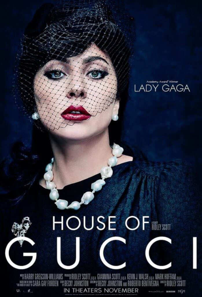 Poster del film "House of Gucci" di Ridley Scott