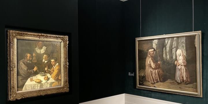 Una sala della mostra "Velázquez per Ceruti" alla Pinacoteca Tosio Martinengo. Foto Adicorbetta