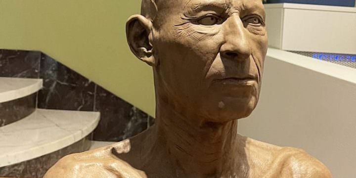 Ricostruzione tattile facciale di Sant'Ambrogio