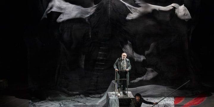 Elio De Capitani e Angelo Di Genio in "Moby Dick alla prova". Foto di Marcella Foccardi