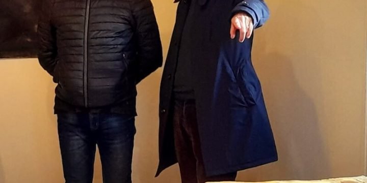 Alessandro Verdi e Giuseppe Frangi a Casa Testori (2022)