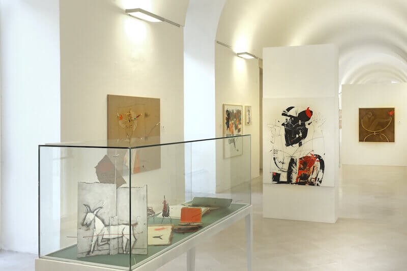 Una sala della mostra su Giancarlo Moscara al MUST di Lecce. Foto di Marcello Moscara