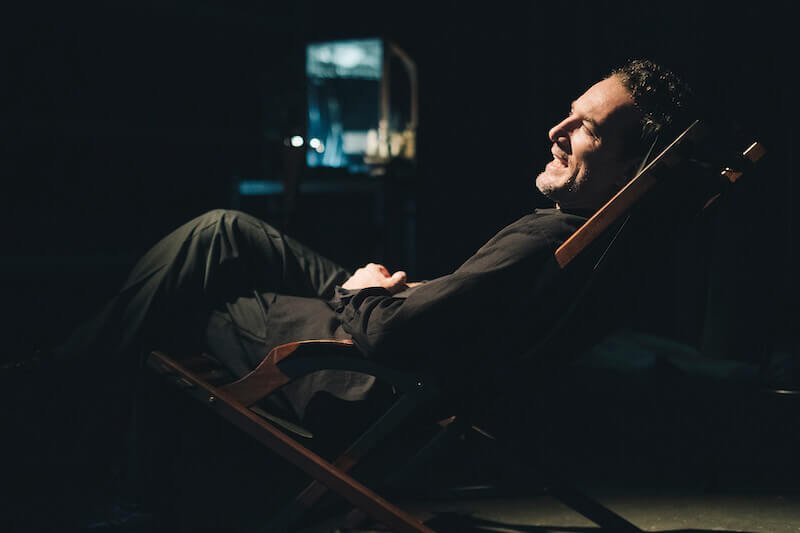 Paolo Mazzarelli in "Soffiavento". Foto di Simone Galli