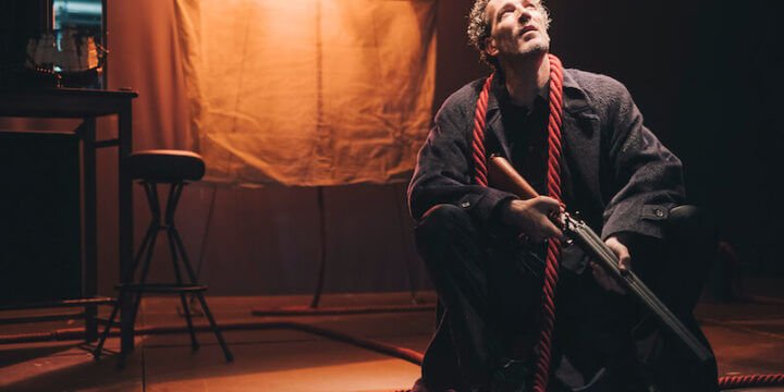 Paolo Mazzarelli in "Soffiavento". Foto di Simone Galli