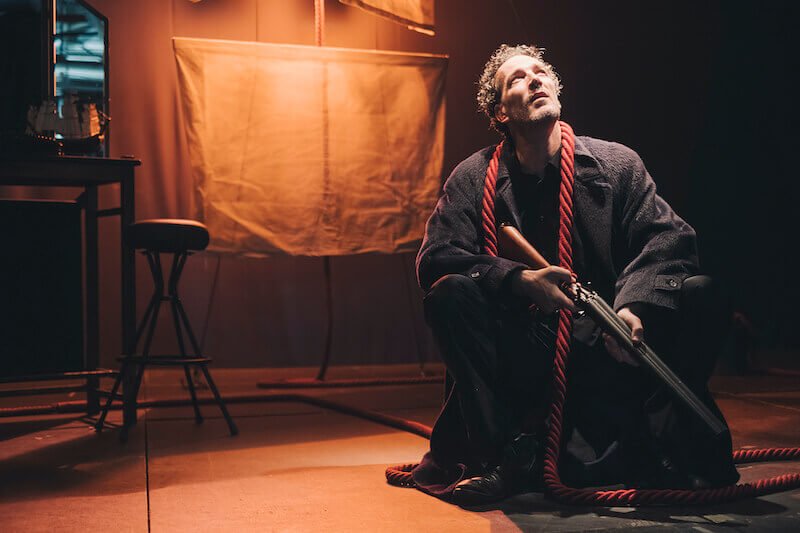 Paolo Mazzarelli in "Soffiavento". Foto di Simone Galli