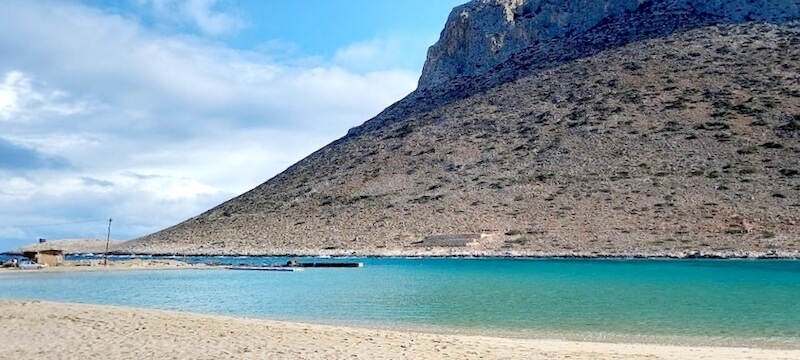 La spiaggia di Zorba il greco a Chanià (Creta)