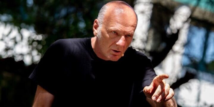 Luca Radaelli in "Pesche miracolose" (foto di Maurizio Anderlini)