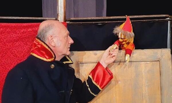 Luca Radaelli in "Lear e il suo matto"