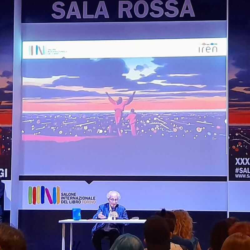 Luciano Canfora al Salone del Libro di Torino, venerdì 20 maggio 2022. Foto di Saul Stucchi