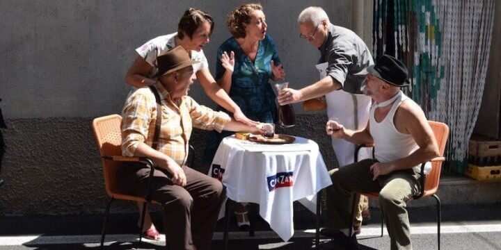 Una scena dello spettacolo "La ragazza del Novecento"