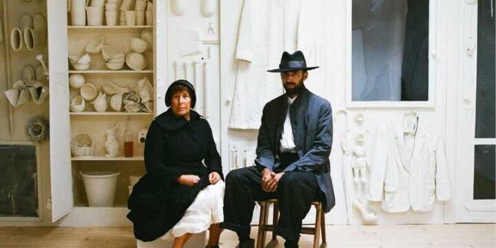 Agnese Bocchi e Tobia Scarrocchia nello spettacolo “Abito”