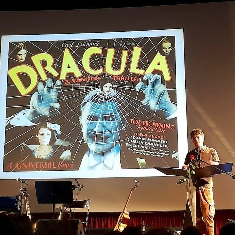 Massimo Zamboni presenta il film "Dracula" al Cinema Mexico di Milano. Foto di Saul Stucchi