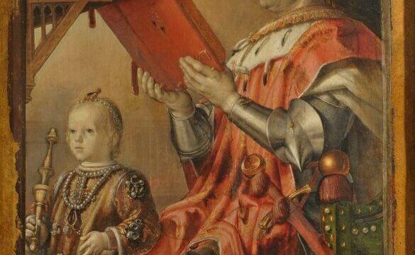 Pedro Beruguete, Ritratto di Federico da Motefeltro e del piccolo Guidobaldo, tavola, Urbino, Galleria Nazionale delle Marche