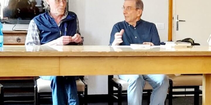 Andrea Vitali e Bruno Biagi al Rifugio SEL ai Piani dei Resinelli (4 settembre 2022)