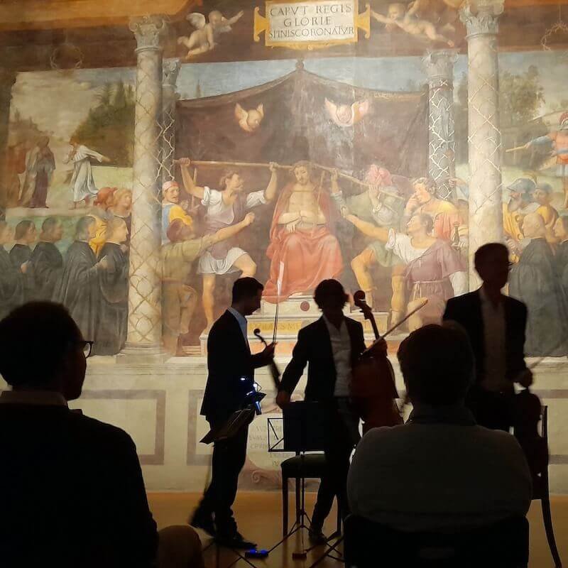 Il Trio Hegel ha suonato nell'Aula Leonardi della Pinacoteca Ambrosiana di Milano