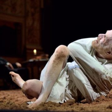 Gabriele Lavia in "Il sogno di un uomo ridicolo" di Fëdor Dostoevskij. Foto di Filippo Manzini