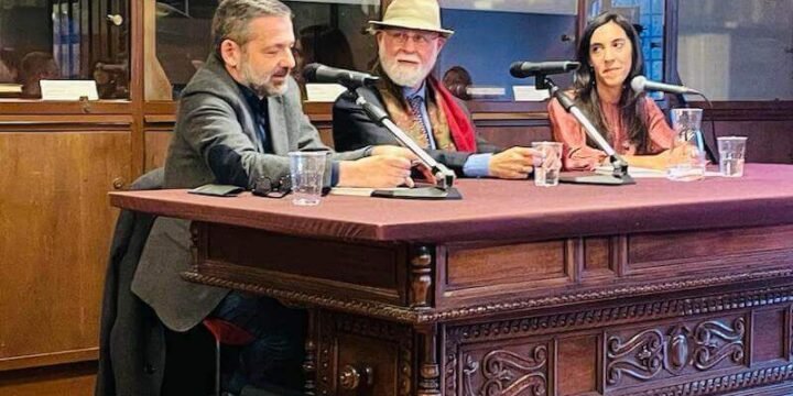 Alessandro Zaccuri, Alberto Manguel e Anna Prantoni al Castello Sforzesco per BookCity Milano 2022