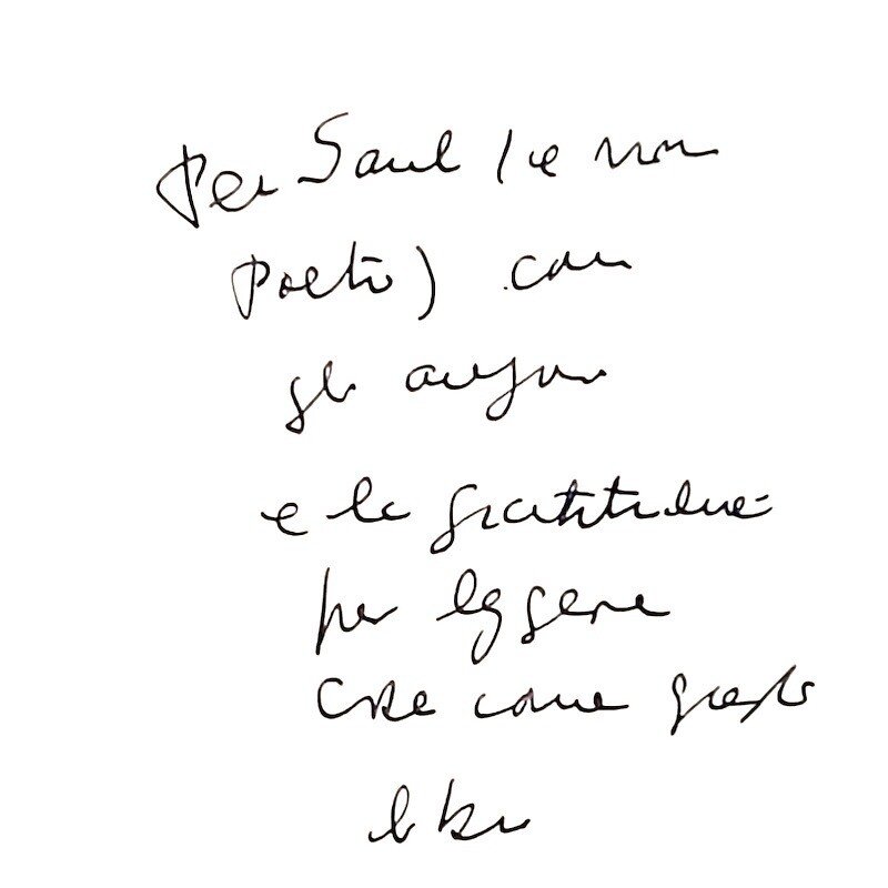 Una dedica a Saul Stucchi