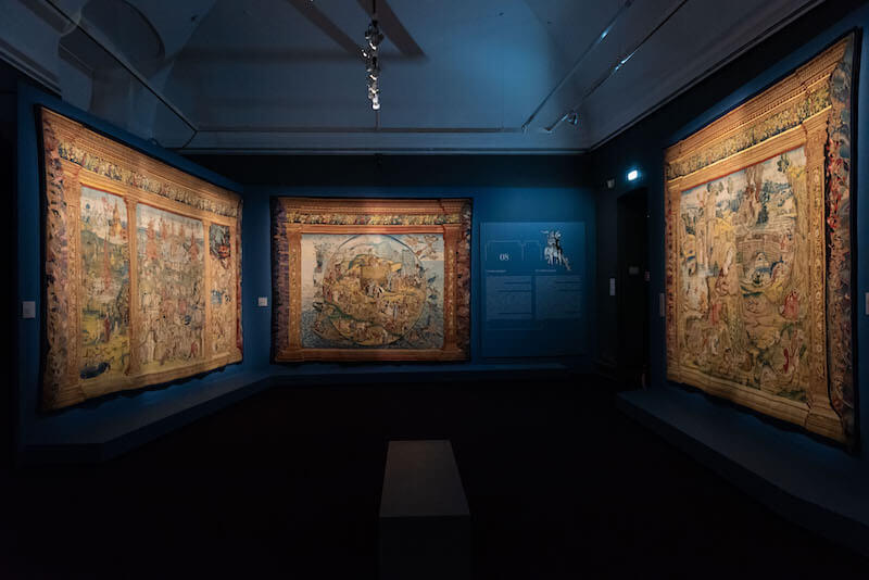 Arazzi esposti nella mostra “Bosch e un altro Rinascimento”