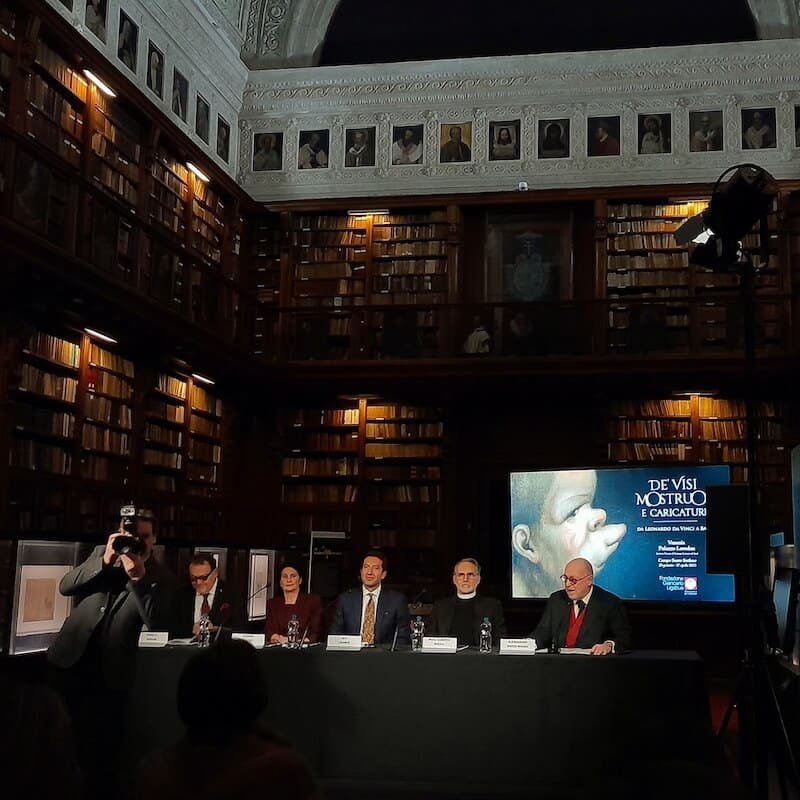 Presentazione della mostra “De’ visi mostruosi e caricature. Da Leonardo da Vinci a Bacon”