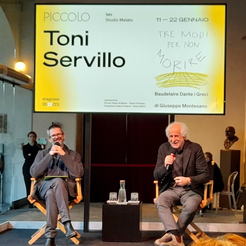 Claudio Longhi e Toni Servillo