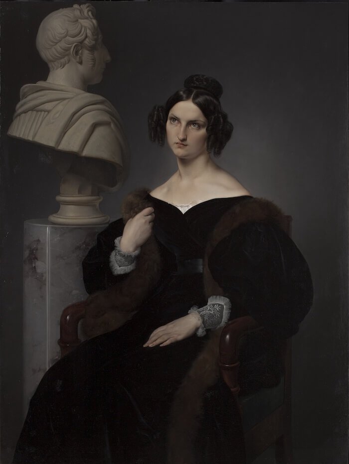 Francesco Hayez, Ritratto di Luigia Vitali Mylius Vigoni