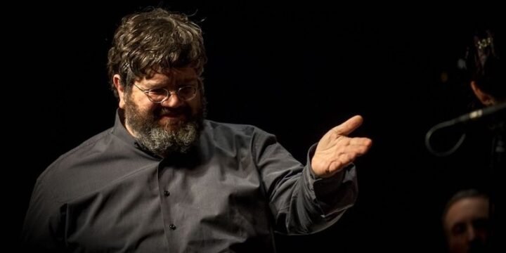 Il direttore d'orchestra e compositore Carlo Boccadoro. Foto di Giovanni Daniotti