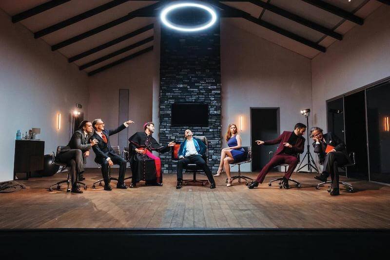 Una scena del "Riccardo III" di Shakespeare diretto da Kriszta Székely. Foto di Luigi De Palma