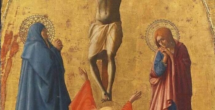 Masaccio, La Crocifissione, Napoli, Museo e Real Bosco di Capodimonte