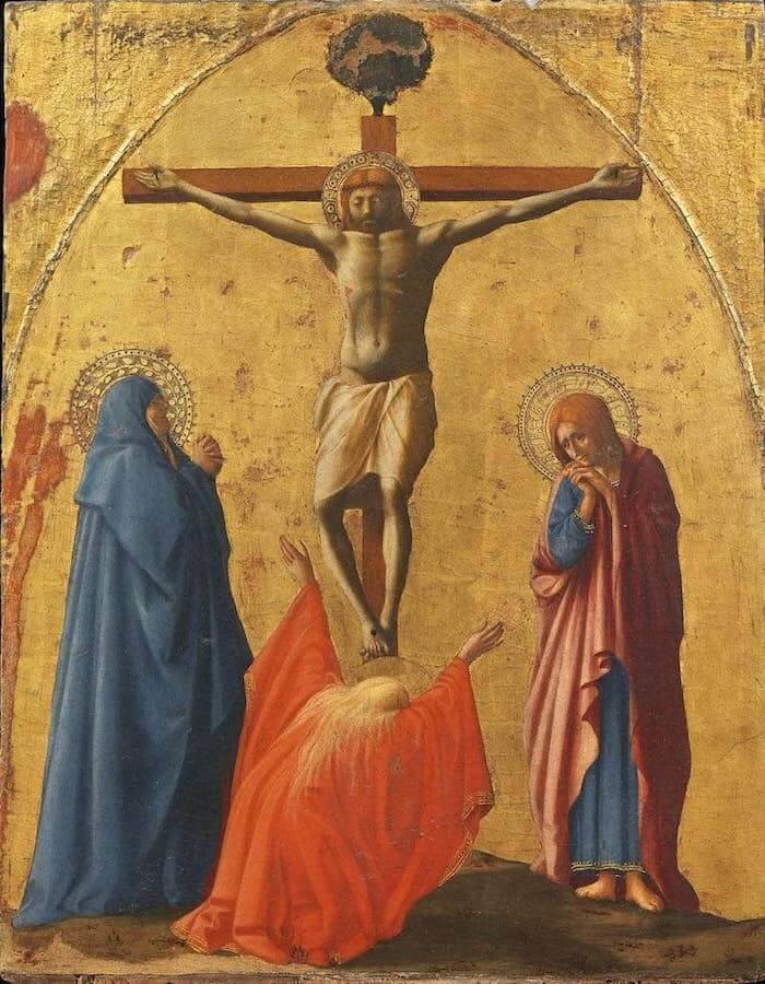 Masaccio, La Crocifissione, Napoli, Museo e Real Bosco di Capodimonte