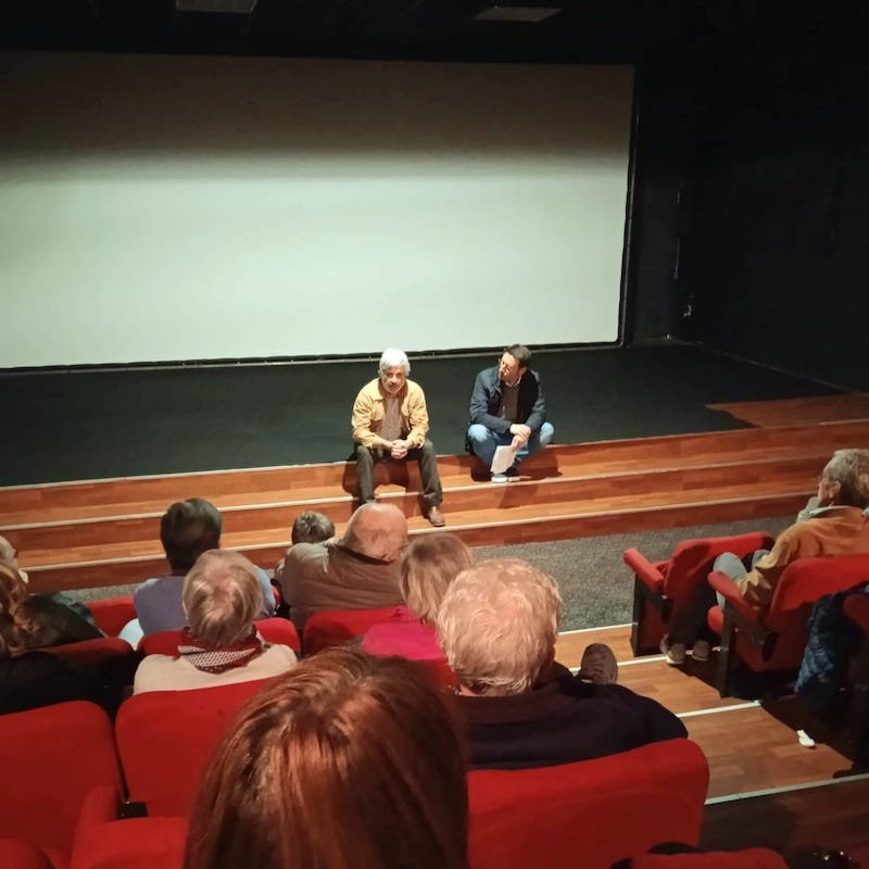 I giornalisti Umberto Isman e Saul Stucchi al Bloom di Mezzago