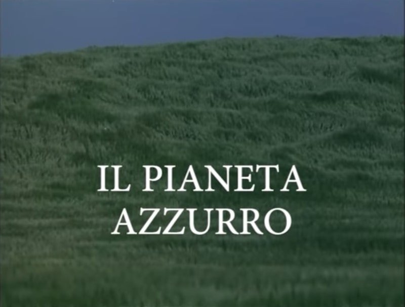 Un fermo immagine del film "Il pianeta azzurro" di Franco Piavoli