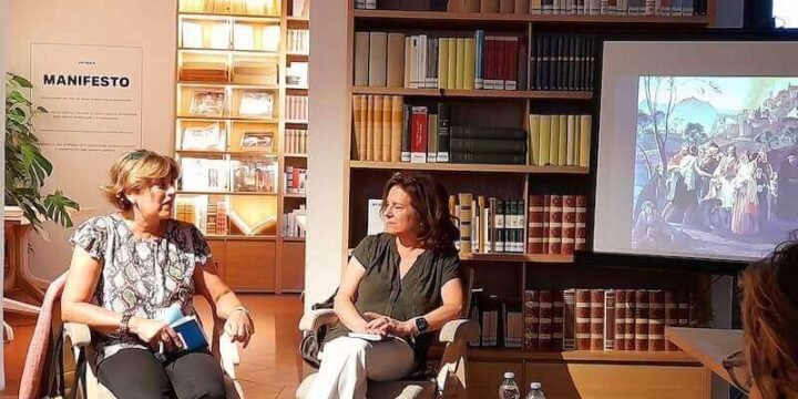 Arianna Arisi Rota e Sharon Hecker alla Biblioteca Ostinata di Milano