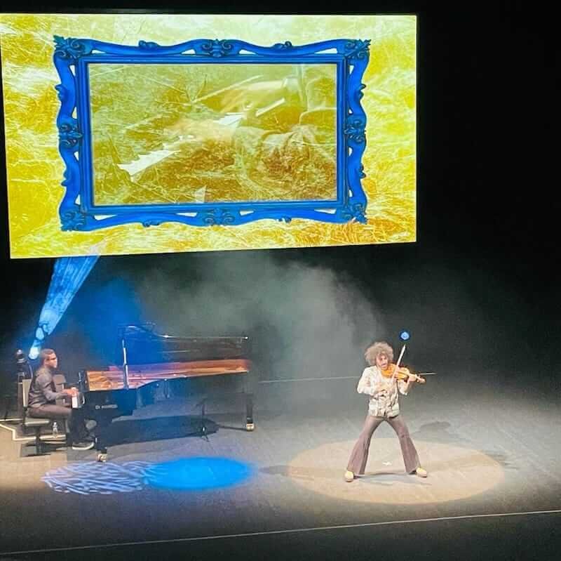 Ara Malikian al violino e Ivan "Melón" Lewis al pianoforte per La Milanesiana 2023 al Piccolo Teatro Studio di Milano