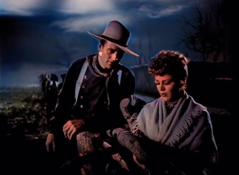 Una scena del film "Ombre rosse" di John Ford