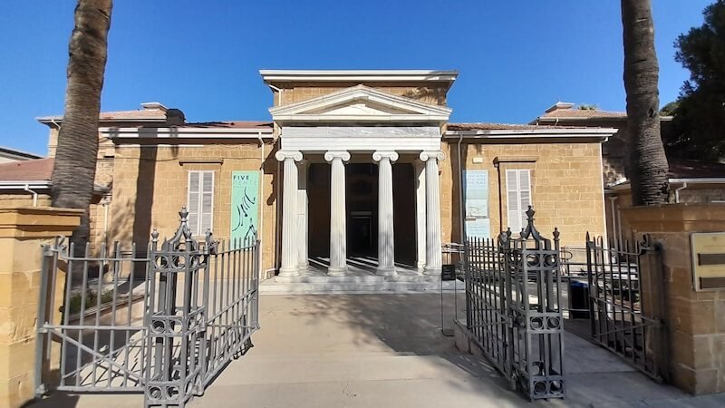 L'ingresso al Museo di Cipro a Nicosia