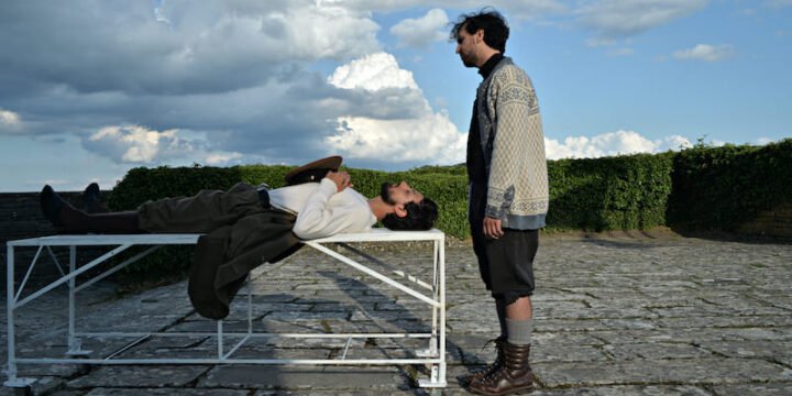 Pouria Jashn Tirgan e Giacomo Tamburini nella seconda parte de "La montagna incantata" di Archivio Zeta. Foto di Franco Guardascione
