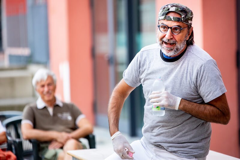 "Eracle, l'invisibile" con Christian Di Domenico. Foto di Maurizio Anderlini