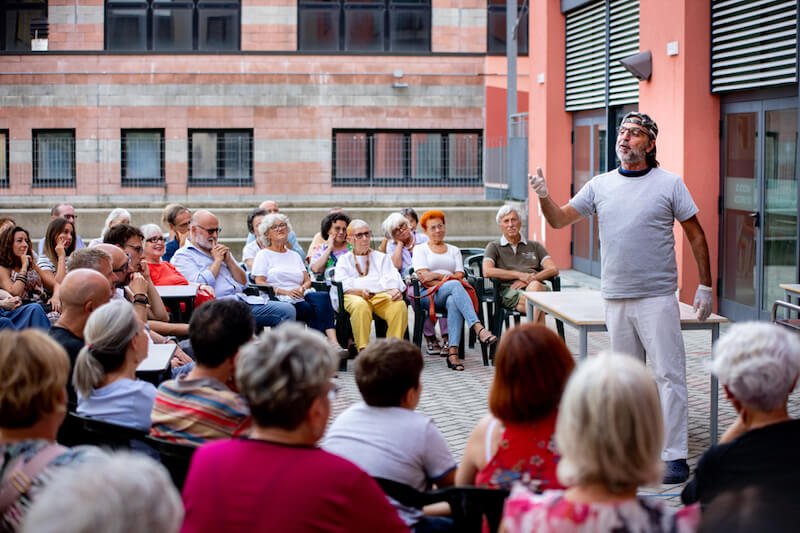 Ultima luna d'estate: "Eracle, l'invisibile" a Osnago. Foto di Maurizio Anderlini