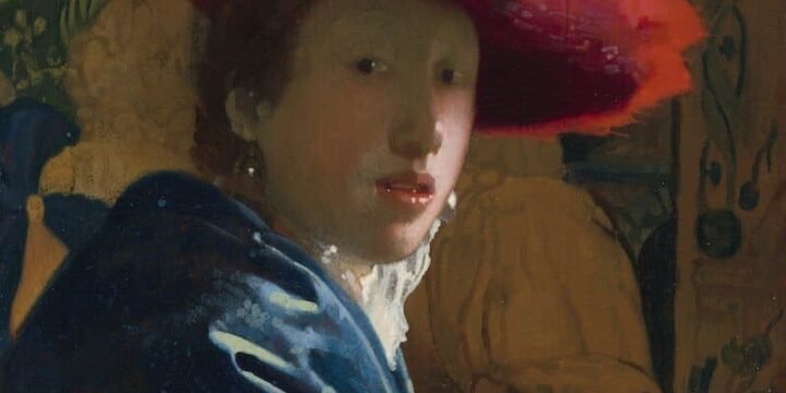 Johannes Vermeer, Fanciulla con cappello rosso, 1664-67, National Gallery of Art, Washington