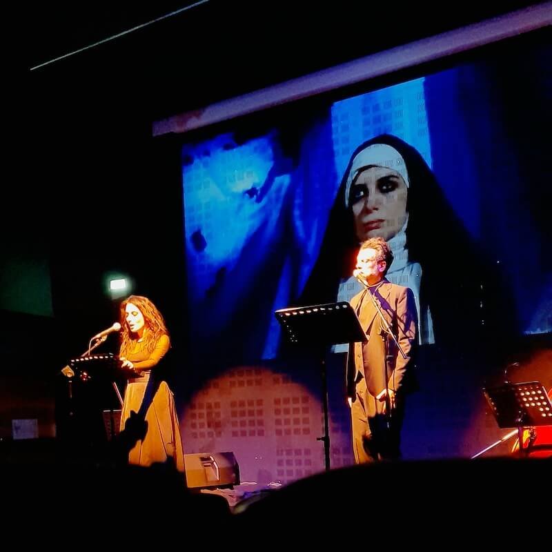 Marta Ossoli e Mino Manni ne "La Monaca di Monza". Foto di Saul Stucchi