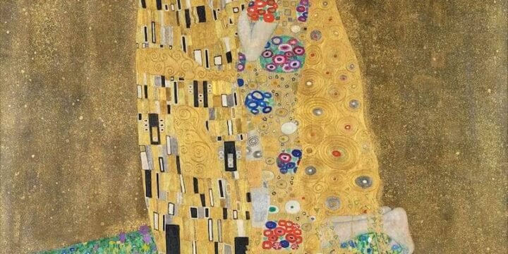 Gustav Klimt, Il bacio, Museo del Belvedere. Vienna