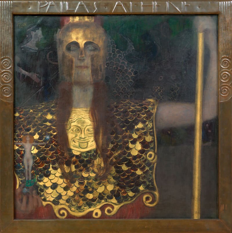 Gustav Klimt, Pallade Atena, Museo di Vienna