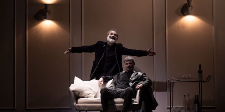 Ciro Masella e Francesco Villano in "L'eterno marito" da Fëdor Dostoevskij. Foto di Francesca Ferrai