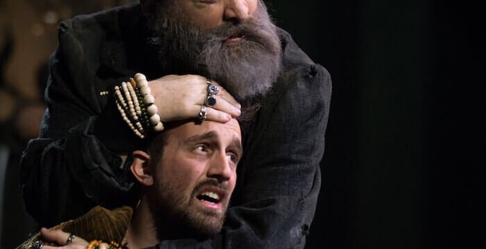 Massimo Popolizio e Luca Carbone ne "L'albergo dei poveri". Foto di Claudia Pajewski