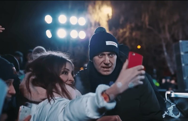 Un'immagine del film "Navalny" di Daniel Roher