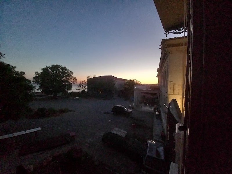 L'alba a Chanià, sull'isola di Creta