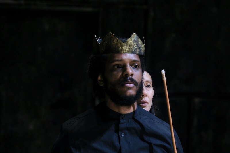 Un momento dello spettacolo "Tragùdia. Il canto di Edipo" di Alessandro Serra (foto dell'autore e regista) 