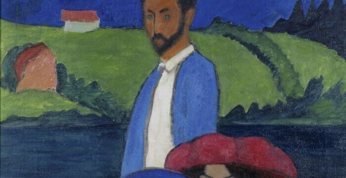 Gabriele Münter, Gita in barca, 1910. Olio su tela, 125,1 x 73,66 cm. Milwaukee Art Museum, Milwaukee, donazione di Mrs. Harry Lynde Bradley © Gabriele Münter, VEGAP, Madrid, 2024